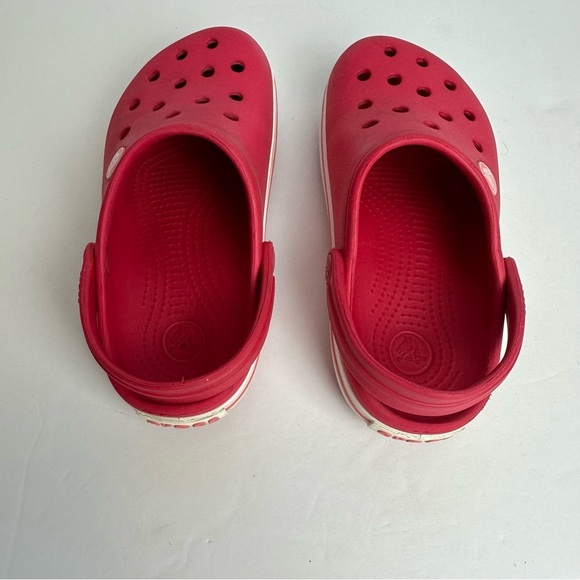 Crocs Crocband Clogs Kid's Size 11 Shoes Raspberry Waterproof Summer Outdoor - Picture 4 of 8